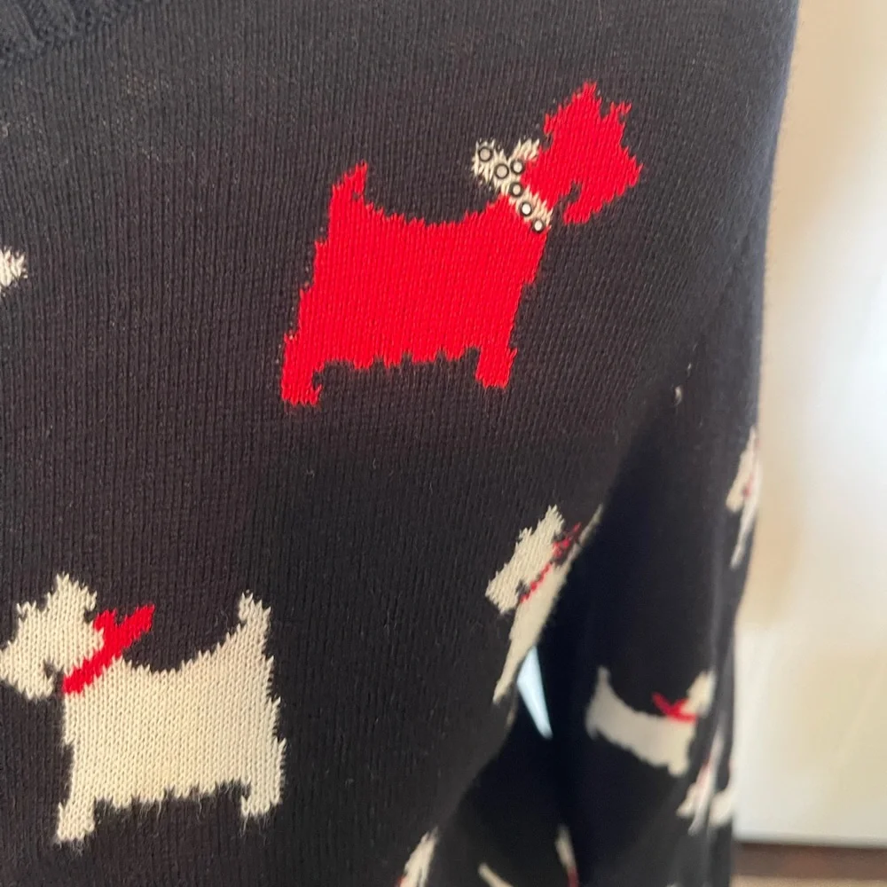 ♥️CHARTER CLUB EUC ONE RED DOG SWEATER - Picture 5 of 10
